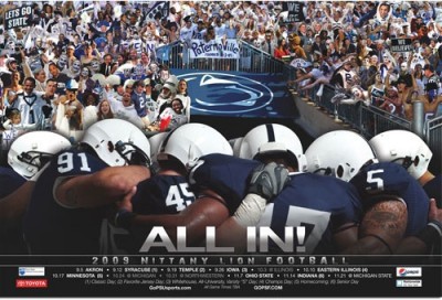 This year's schedule poster